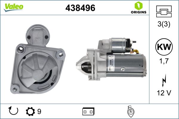 Rozrusznik VALEO 438496