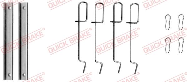 Zestaw akcesoriów, klocki hamulcowe QUICK BRAKE 109-1151
