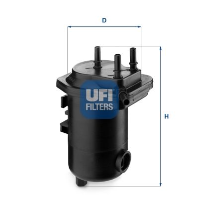Filtr paliwa UFI 24.014.00