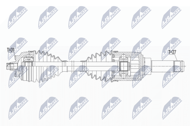 Wał napędowy NTY NPW-BM-165
