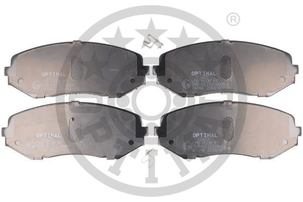 Zestaw klocków hamulcowych, hamulce tarczowe OPTIMAL BP-12422