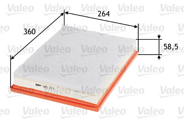 Filtr powietrza VALEO 585377
