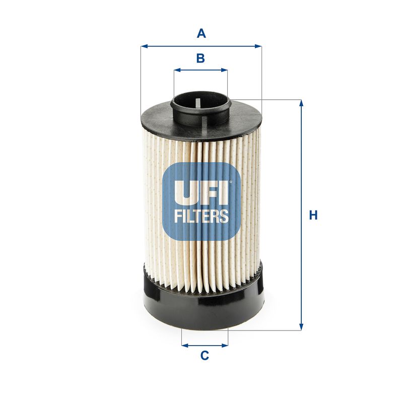 Filtr paliwa UFI 26.072.00