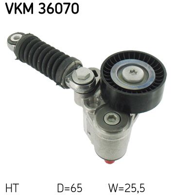 Rolka napinacza, pasek klinowy wielorowkowy SKF VKM 36070
