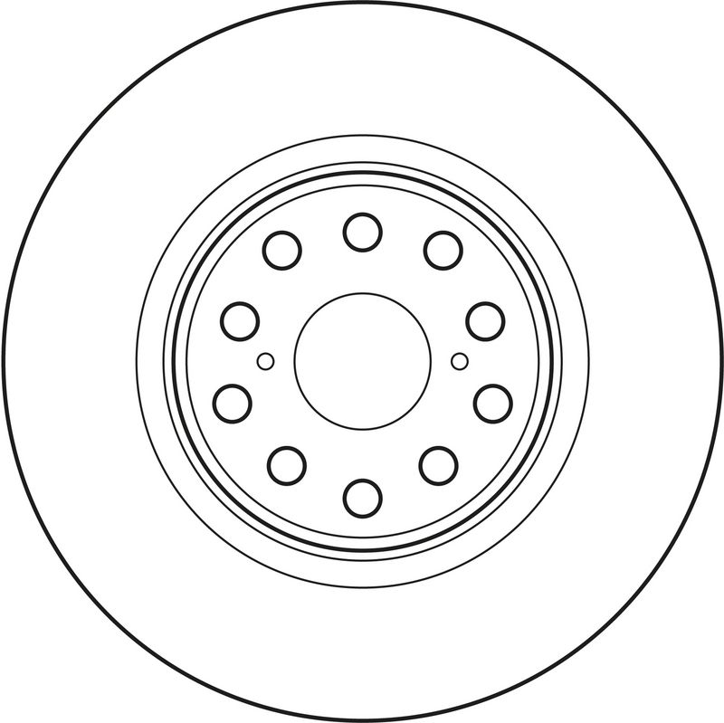 Tarcza hamulcowa TRW DF6827S