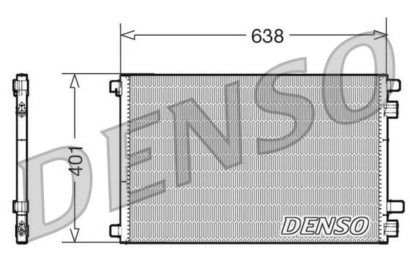 Skraplacz, klimatyzacja Denso DCN23012