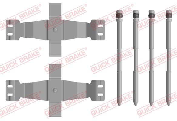 Zestaw akcesoriów, klocki hamulcowe QUICK BRAKE 109-0122