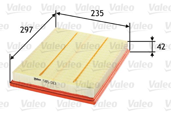 Filtr powietrza VALEO 585013