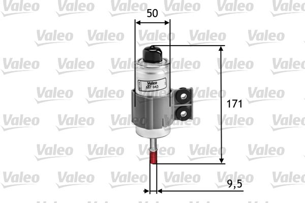 Filtr paliwa VALEO 587043