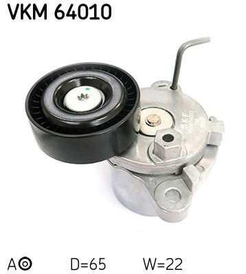 Rolka napinacza, pasek klinowy wielorowkowy SKF VKM 64010
