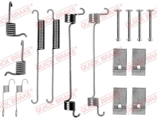Zestaw akcesoriów, szczęki hamulcowe QUICK BRAKE 105-0676