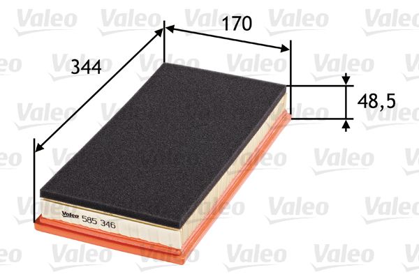Filtr powietrza VALEO 585346