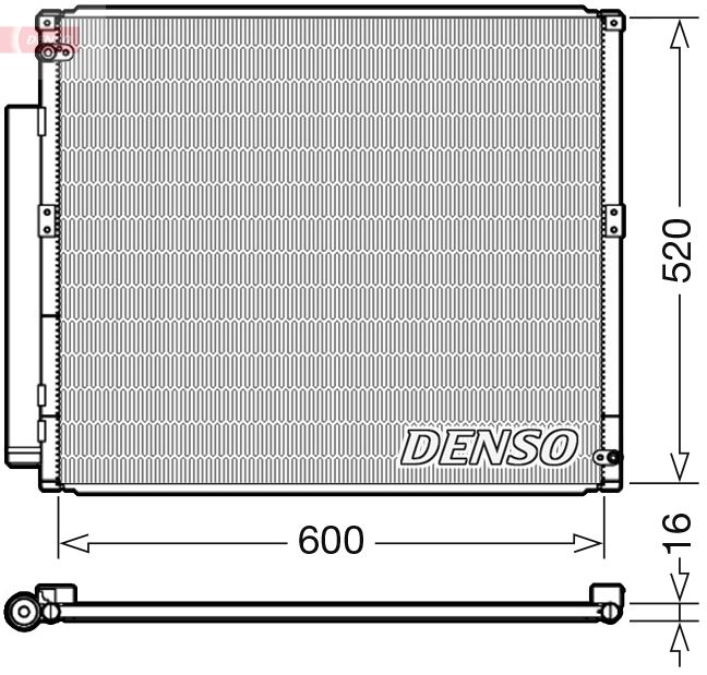 Skraplacz, klimatyzacja DENSO DCN50051
