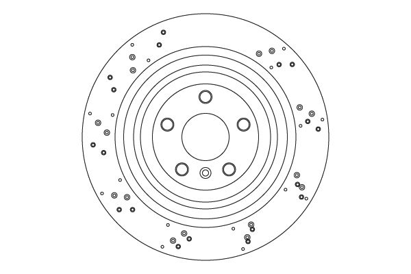 Tarcza hamulcowa TRW DF6849S
