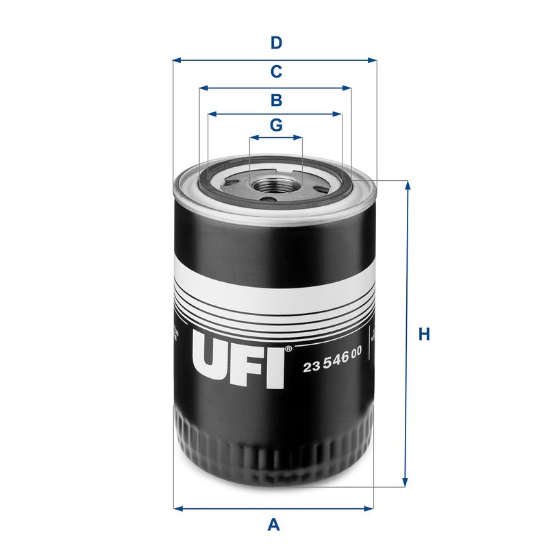 Filtr oleju UFI 23.546.00