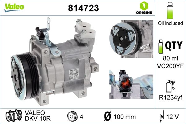 Sprężarka, klimatyzacja VALEO 814723