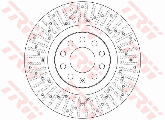 Tarcza hamulcowa TRW DF6189S
