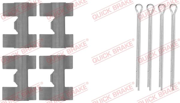 Zestaw akcesoriów, klocki hamulcowe QUICK BRAKE 109-0981