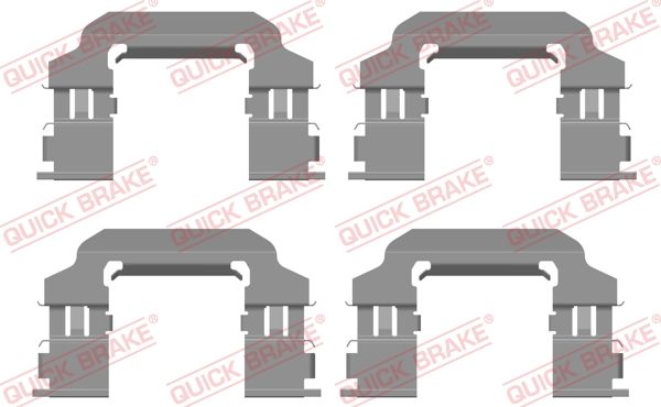 Zestaw akcesoriów, klocki hamulcowe QUICK BRAKE 109-0138