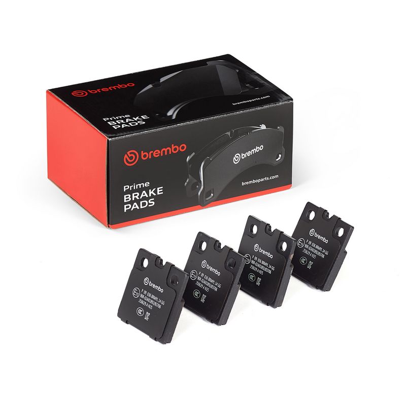 Zestaw okładzin hamulcowych, hamulec postojowy tarczowy BREMBO P 09 036