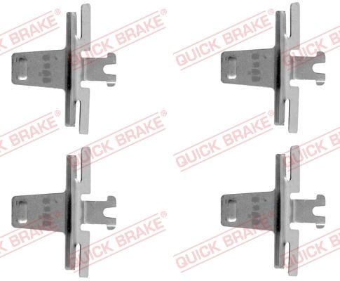 Zestaw akcesoriów, klocki hamulcowe QUICK BRAKE 109-1018