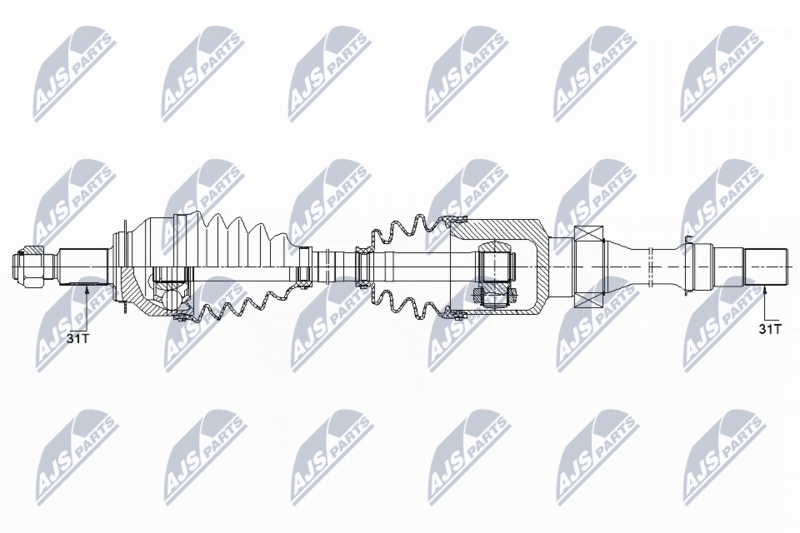 Wał napędowy NTY NPW-MZ-041