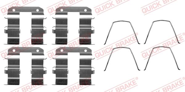 Zestaw akcesoriów, klocki hamulcowe QUICK BRAKE 109-0229