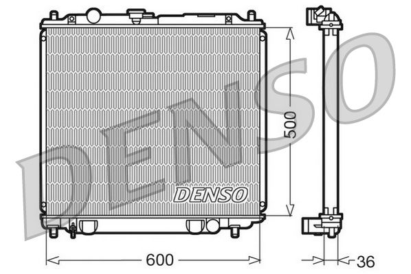 Chłodnica, układ chłodzenia silnika DENSO DRM45014