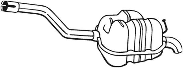 Tłumik końcowy BOSAL 233-161