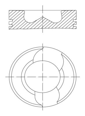 Tłok MAHLE 0309800