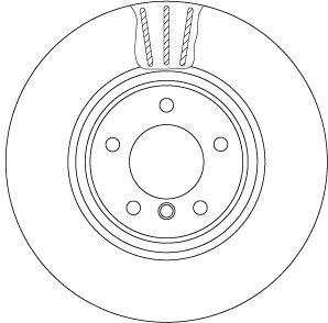 Tarcza hamulcowa TRW df6609s