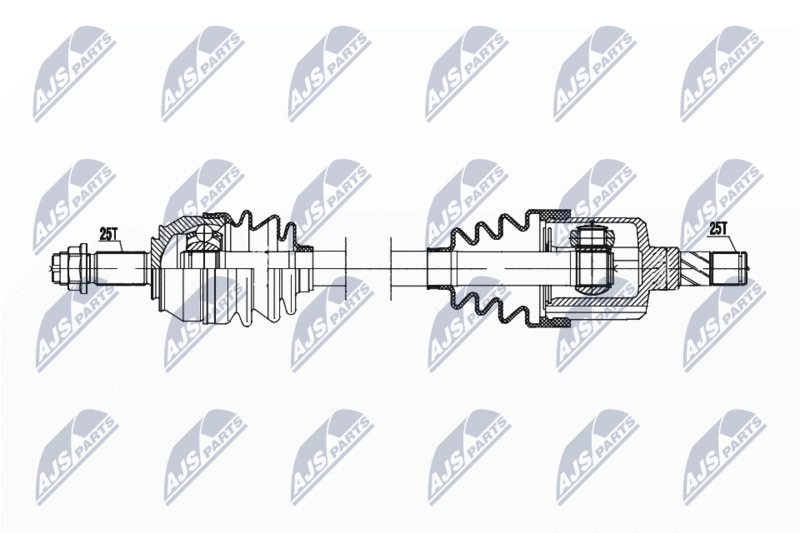 Wał napędowy NTY NPW-PL-133