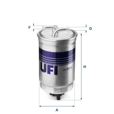 Filtr paliwa UFI 24.365.00