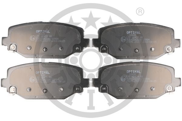 Zestaw klocków hamulcowych, hamulce tarczowe OPTIMAL BP-12608