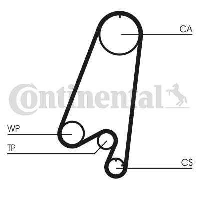 Pompa wody + zestaw paska rozrządu CONTINENTAL CTAM CT910WP1