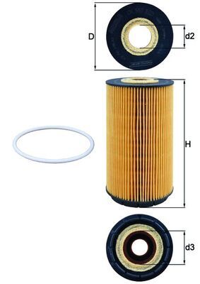 Filtr oleju KNECHT OX 557D