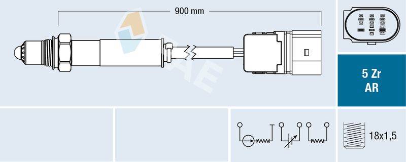 Sonda lambda FAE 75155