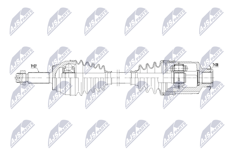 Wał napędowy NTY NPW-KA-406