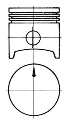 Tłok KOLBENSCHMIDT 91322701