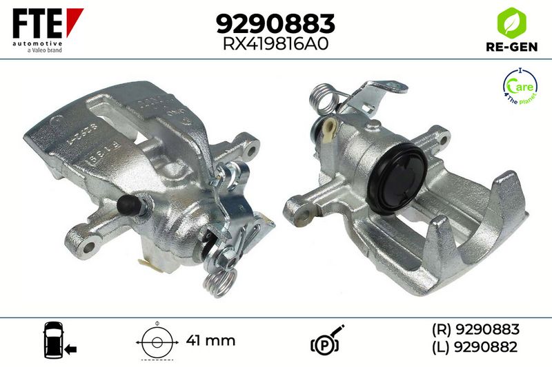 Zacisk hamulca FTE 9290883