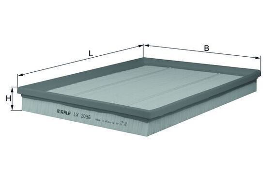 Filtr powietrza MAHLE LX2036