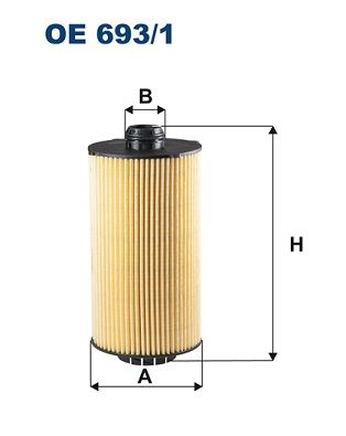Filtr oleju FILTRON OE693/1