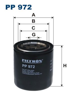 Filtr paliwa FILTRON pp 972