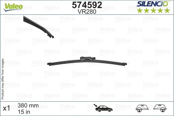 Pióro wycieraczki VALEO 574592
