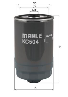 Filtr paliwa MAHLE KC504