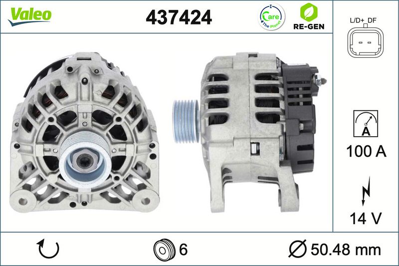 Alternator VALEO 437424