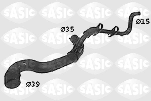 Przewód elastyczny chłodnicy SASIC SWH0436