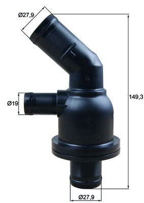 Termostat, płyn chłodzący MAHLE TH5587