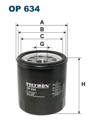 Filtr oleju FILTRON op 634