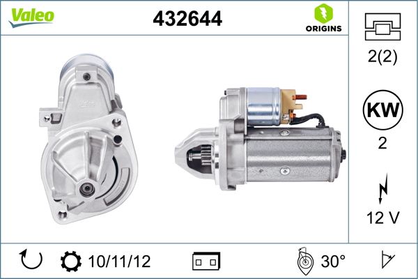 Rozrusznik VALEO 432644